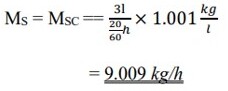 Determine steam flow rates using level gauges in collecting tank